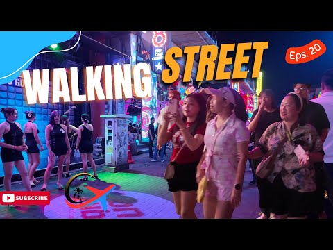 Ep#20🇹🇭 Walking Street Pattaya 2025❤️❤️Must -See Nigh life🔥
