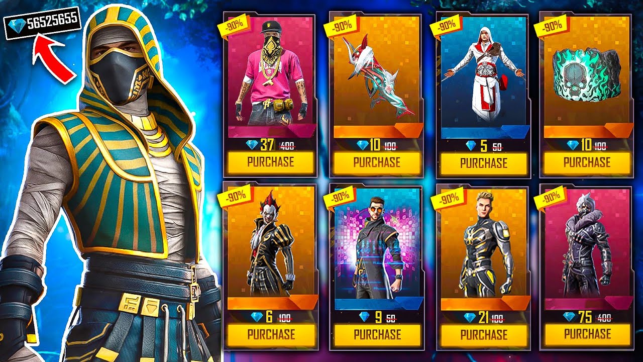 First Gun Rarest Bundle Buying Rare Bundles And Legendary Gun Skins In 1 Diamond Mega Mystery ...