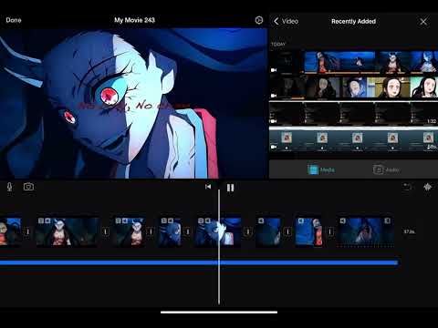 Mini clip of me editing (for fun) #demonslayer