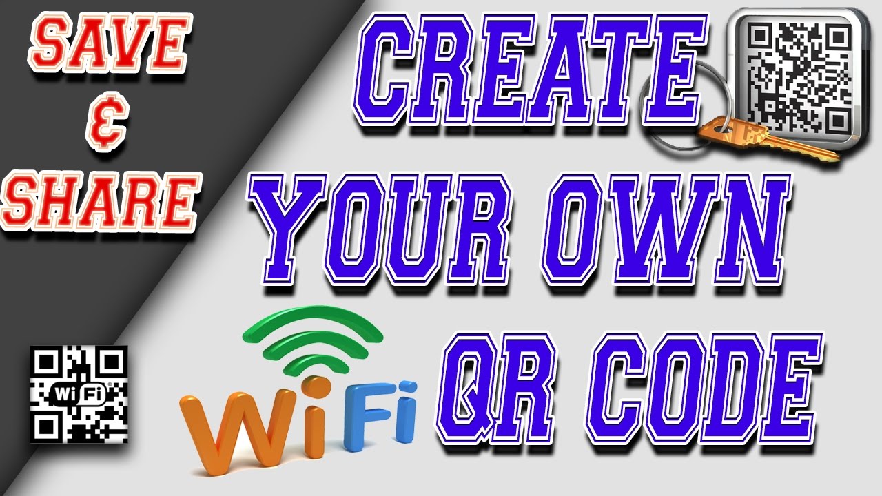 How To Generate WiFi QR Code *Free* [SHARE YOUR WIFI WITH SAFETY