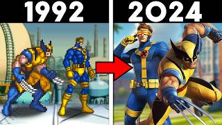 Evolução INCRÍVEL dos jogos do X-MEN