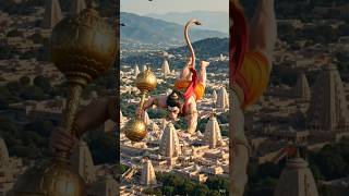 hanuman ji flying 🪽 | Jay shree Ram ♈ | #hanuman #honda125 #shorts