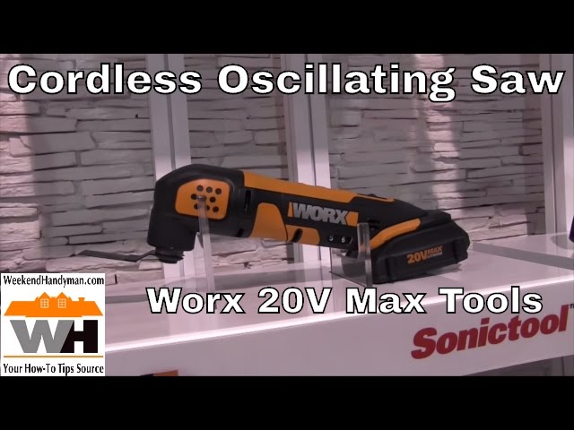 Worx Power Share 20-Volt Cordless Oscillating Tool with Universal