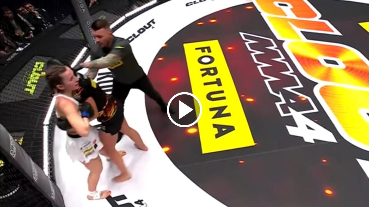 Lexy Chaplin vs Linkimaster - Gala Clout MMA 4 - Walka trwała 3 rundy - YouTube