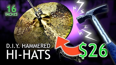 Making Hand Hammered Hi-hats on a 26 Dollar Budget