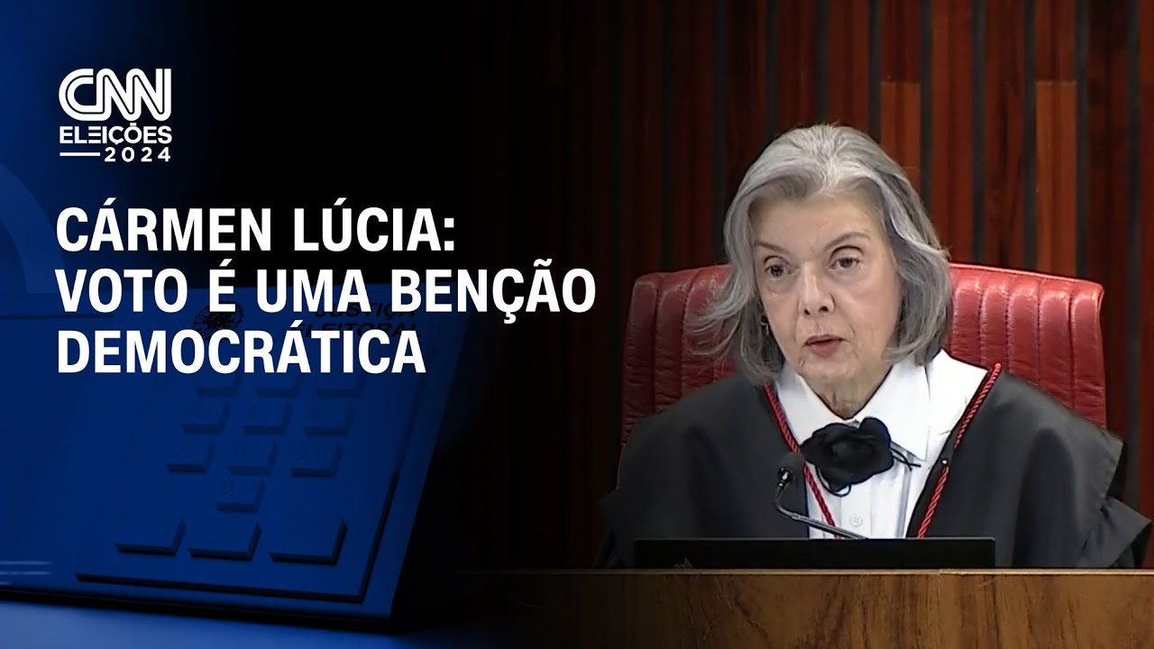 Cármen Lúcia: Voto é uma benção democrática | CNN PRIME TIME - YouTube