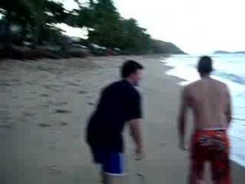 Foot Race on Trinity Beach