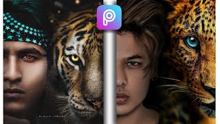 Tiger Photo Editing || PicsArt Cheeta (Tiger) Face  Photo Editing screenshot 5