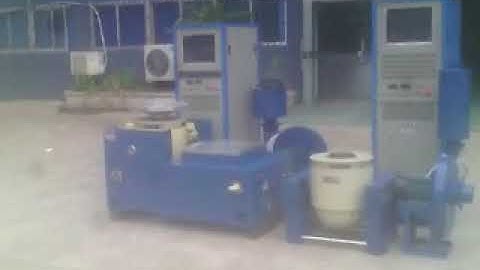 Electromagnetic high frequency vibration test bench