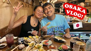 Osaka Vlog: MustTry Foods (Best Wagyu Steak!!!) + Vintage & Sneaker Shopping! | Laureen Uy