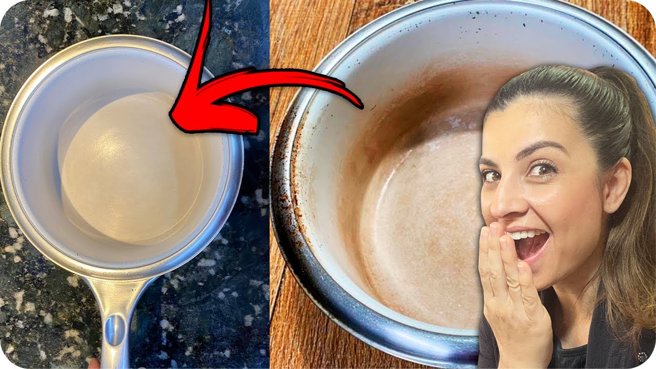 COMO LIMPAR PANELAS DE CERÂMICA E DE ESMALTE QUEIMADAS - ADEUS, MANCHAS DE QUEIMADO NAS PANELAS!