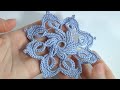 Crochet Flower: Complex Stitches/Tall STITCHES in 3D CROCHET/Decoration for Anything