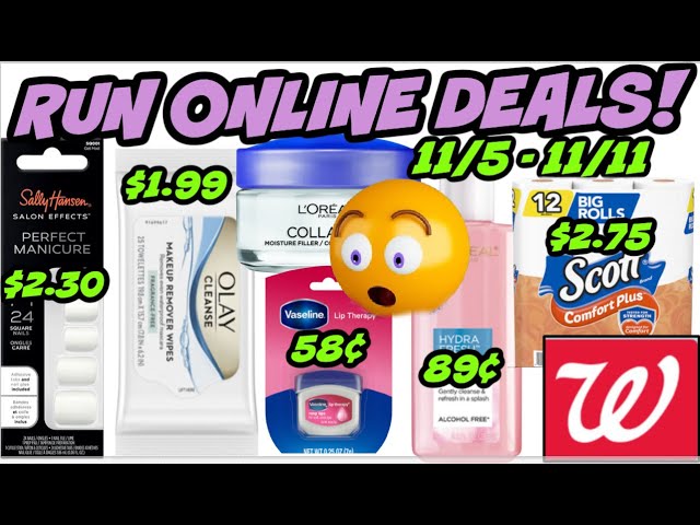 WALGREENS ONLINE DEALS (11/5 - 11/11) | CHEAP Sally Hansen, Scott Toilet Paper & More! - YouTube sally-hansen-coupons