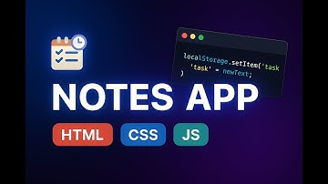 👉 Build a Notes Taking App with HTML, CSS & JavaScript | Web Development Project Tutorial