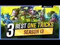 3 NEW BEST CHAMPIONS to ONE TRICK for EVERY Role - League of Legends