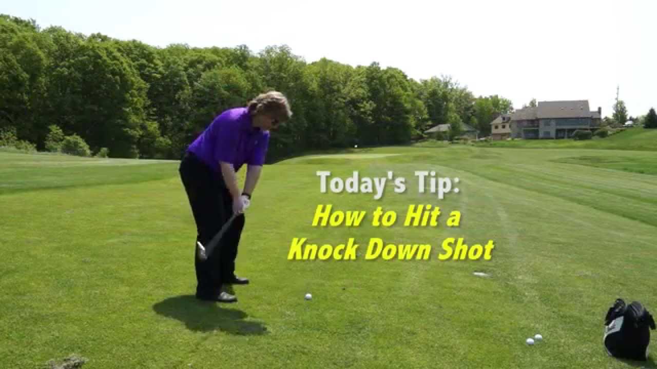 Quit Qui Oc Golf Tips by Rachel Montaba: Knock Down Shot