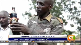 Police impound several litres of illicit brew in Kitale
