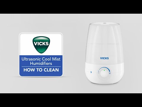 Vicks Humidifier VUL545, VUL525, VUL530, VUL565 - How to Clean