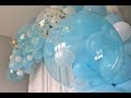 Blue Gold Balloon Garland DIY | How To