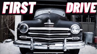 First Drive in 35 Years! 1948 Plymouth Special Deluxe P15 Sedan Restoration Project Mopar Barn Find