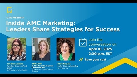 Inside academic medical center marketing: Strategy, storytelling & AI | Webinar | WG Content