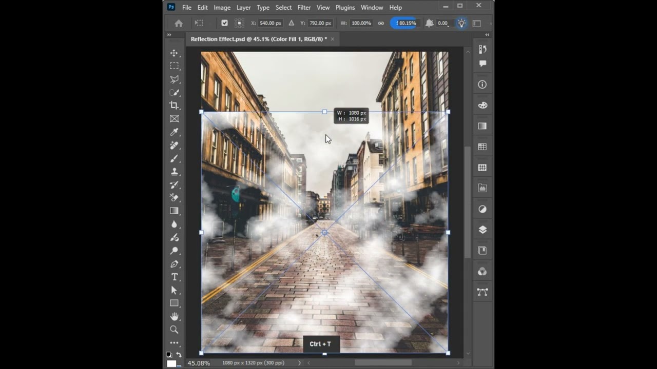 How to Create a Reflection Effect in Photoshop | For Beginners