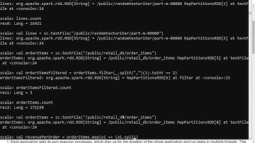 Overview of Spark Core APIs