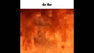 do the skeleton in fire [meme]