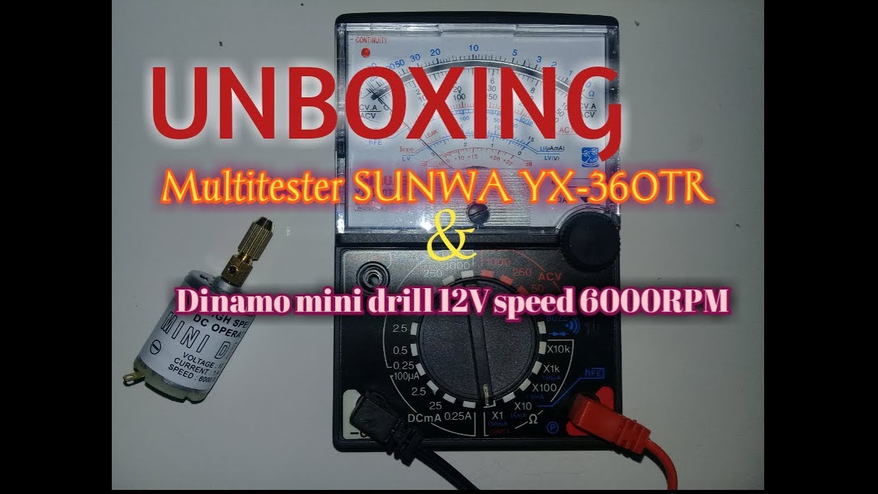 Unboxing multitester SUNWA YX-360TR - YouTube