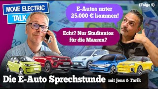 Nur zweite Klasse für die Masse - E-Autos unter 25.000 € - Sieht so der neue Massenmarkt aus?