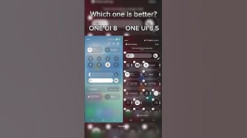Samsung One UI 8 vs One UI 8.5 Quick Panel Comparison 🔥 | Which One Looks Better? #shorts #oneui8