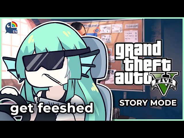 【GTA V: STORY】 TALK SHEET, GET FEESHED 【NIJISANJI EN | Finana Ryugu】|「LazuLight」のサムネイル