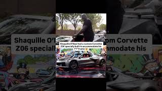 Shaqs 71 Frame? No Problem Check Out His Custom Corvette Z06