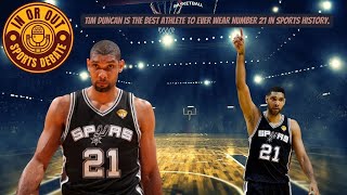 Tim Duncan is the BEST athlete to wear number 21