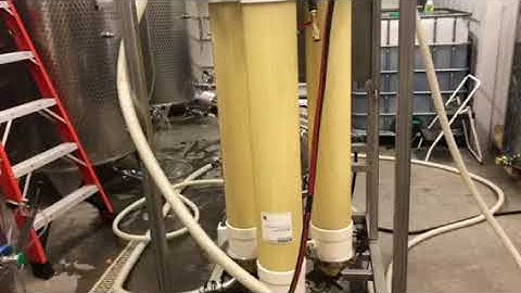 Crossflow Filtration at Cassel Vineyards of Hershey