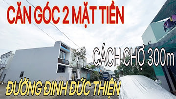 ✅CHÍNH CHỦ CẦN BÁN GẤP CĂN NHÀ ĐƯỜNG ĐINH ĐỨC THIỆN CÁCH CHỢ BÌNH CHÁNH 2KM CĂN GÓC 2 MẶT TIỀN ✅