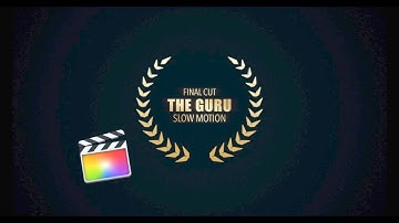 Slow Motion Effect - Final Cut Pro X (The Right Way)