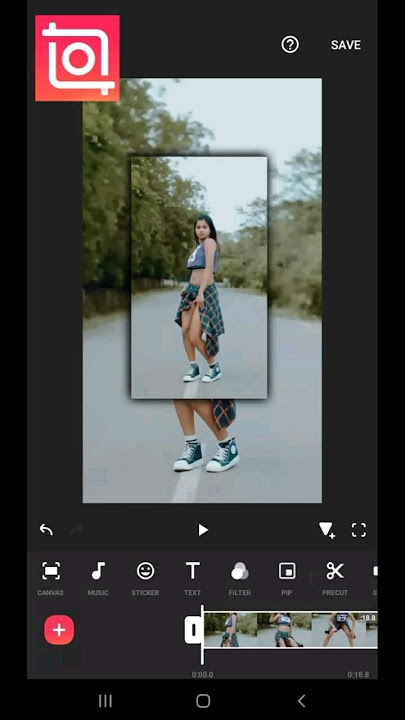 Inshot Video Black Shadow Boder.Inshot Video Editing #BlackBodderShaddow