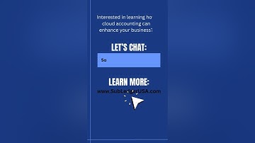 #CloudAccounting and #SubLedger