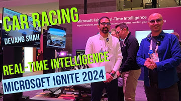 Car racing demo with Fabric real-time Intelligence   Microsoft Ignite 2024