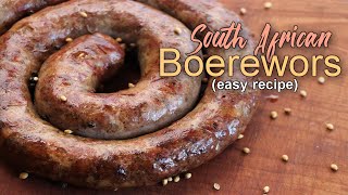 Traditional Boerewors Sausage 2 Guys