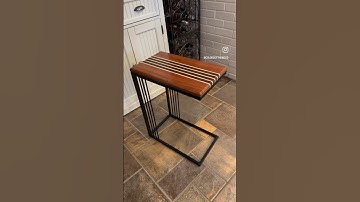 This remains our absolute favorite end table build to date! #woodworking #furniture #furnituredesign