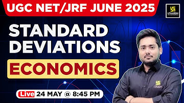 UGC NET/JRFJUN 2025 | Standard Deviations | Economics | By Suchit Shukla Sir