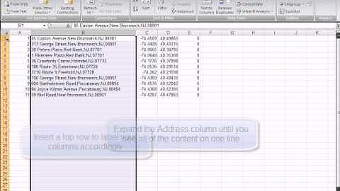 Managing Your Geocoded Addresses