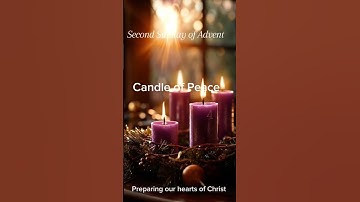 Second Sunday of Advent | Candle of Peace 🕯️ | Micheline Studio