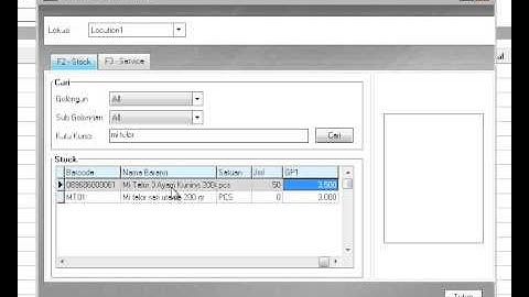 Pengurangan Item pada saat transaksi penjualan, Program Kasir Easy POS Manager Retail