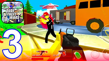 Dude Theft Wars - Gameplay Walkthrough Part 3 New Update Multiplayer Game (iOS, Android)