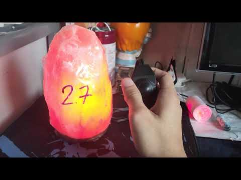 Himalayan Salt Lamp โคมไฟหินเกลือภูเขาหิมาลัย รูปทรงธรรมชาติ ขนาด 2.5-3 กก. แถมไฟพ