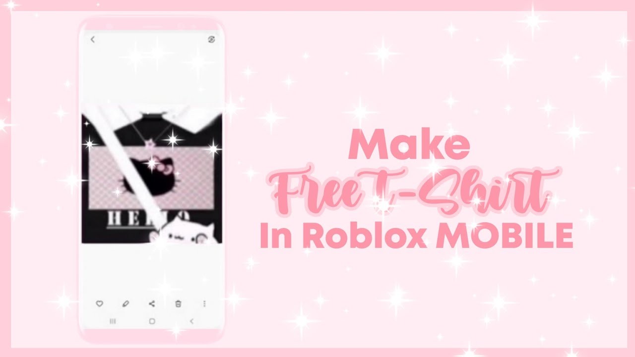 how to make t-shirts in roblox (mobile) 