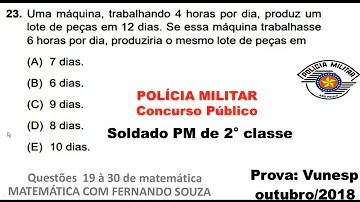 Quais são as etapas da prova da PM?